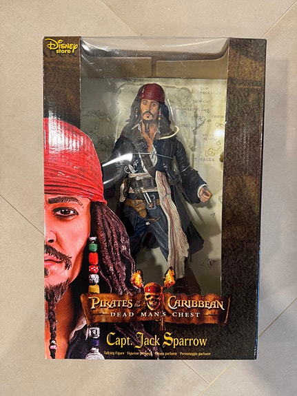 Disney Store Pirates of the Caribbean – Capt. Jack Sparrow talking figure
