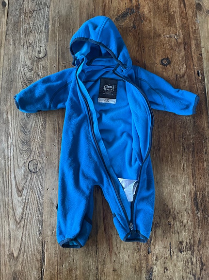 Name it Play Tech fleece-haalari koko 56 sininen
