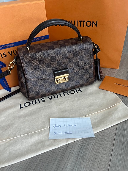 Croisette Damier Ebene Canvas GHW- laukku