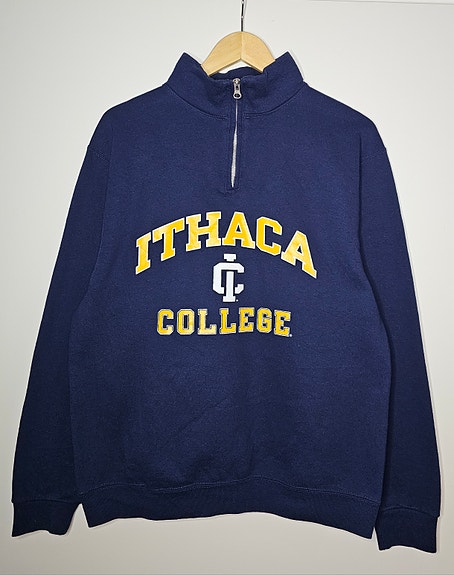 Ithaca College USA Quarter Zip Collegepaita M