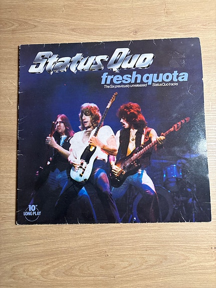 Status Quo Fresh Quota LP-levy 10”