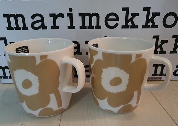 Marimekko Unikko muki, beige
