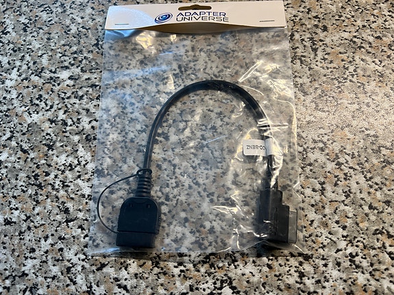 Mercedes #5591 iPhone iPod Cable Adapter Connector Media Interface Control