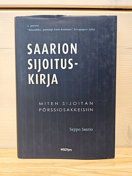 Saarion sijoituskirja, Seppo Saario