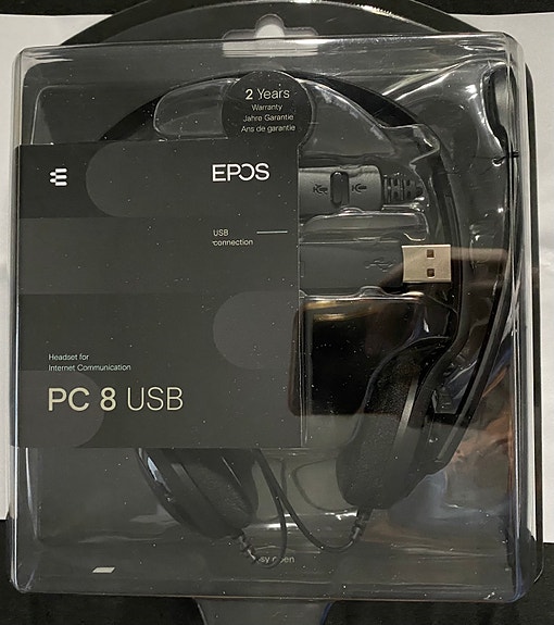 Sennheiser EPOS PC 8 USB kuulokemikrofoni musta