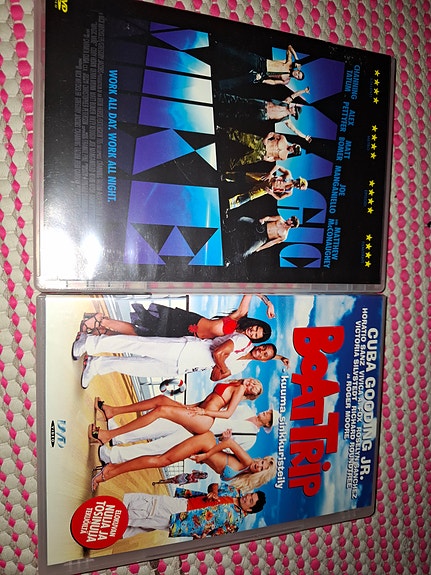 Boat Trip ja Magic Mike DVD-elokuvat