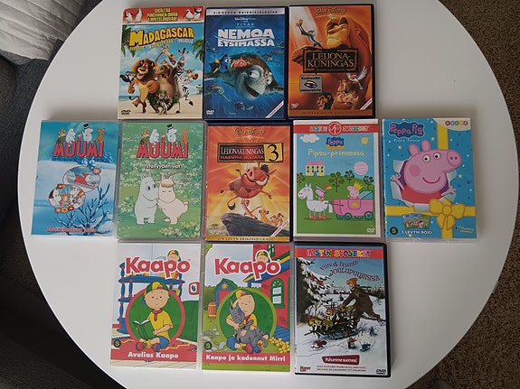 Lasten dvd-paketti