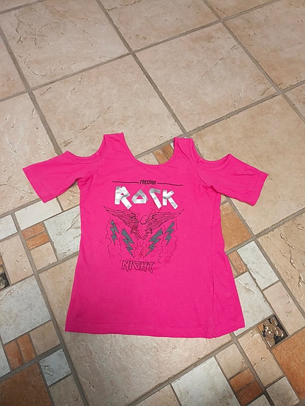 Pinkki Rock  t-paita
