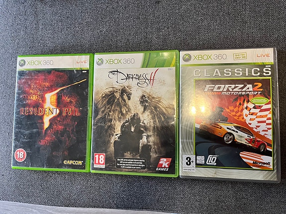 Xbox 360 pelejä