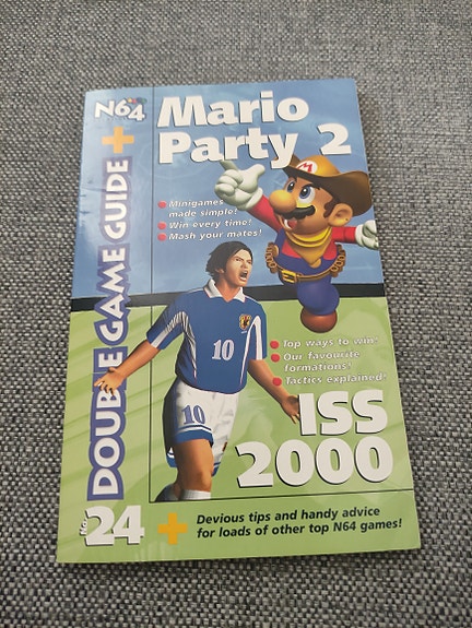Nintendo 64 Mario Party 2 / ISS 2000 Double Game Guide -peliohjekirja