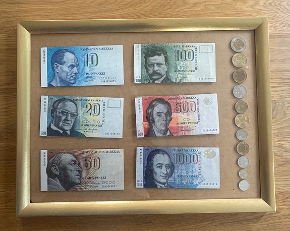 Suomen markat taulussa