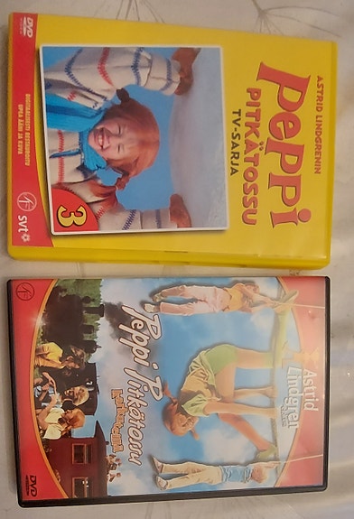 2x Peppi Pitkätossu dvd:tä
