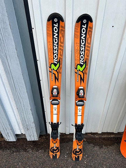 Rossignol 110cm laskettelusukset siteillä