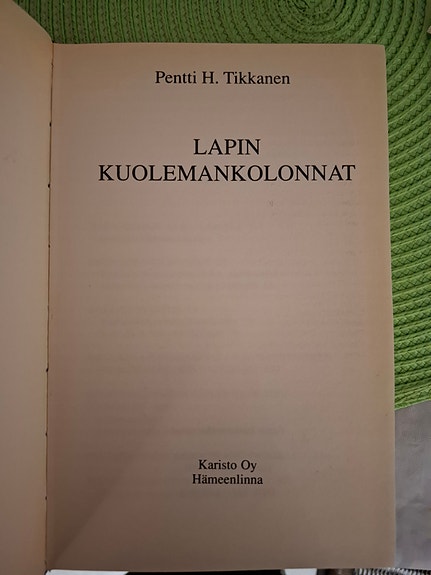 Tikkanen, Lapin kuolemankolonnat