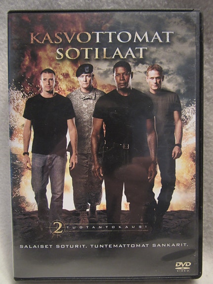 Kasvottomat Sotilaat kausi 2 dvd
