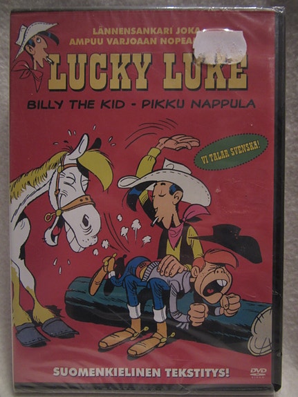 Lucky Luke Billy the Kid dvd uusi
