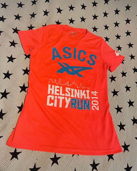 Asics Helsinki City Run 2014 paita