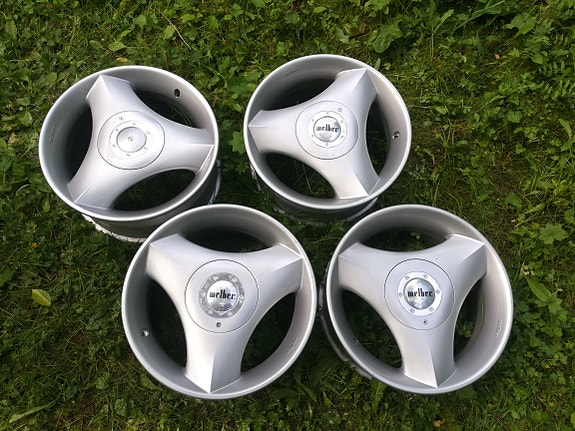 4kpl Melber 3-puola 7x15" 5x120 ET20 (Käyttämättömät!)