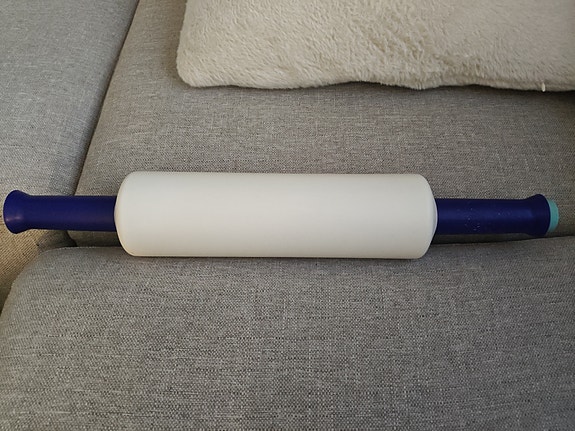 Tupperware kaulin valkoinen/sininen muovi