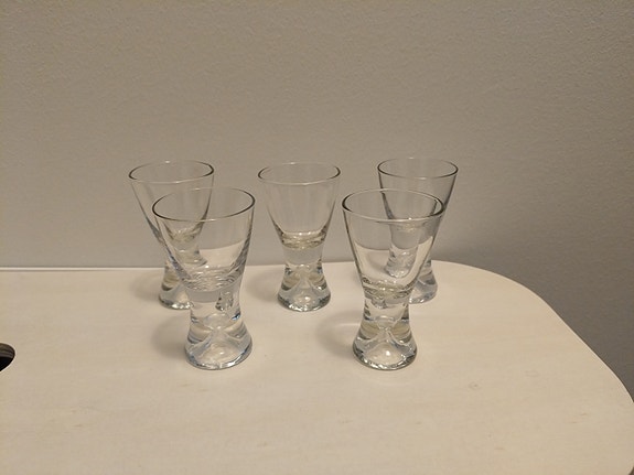 5 kpl Iittala Tapio snapsilasi