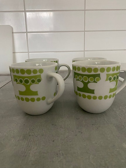Aarikka mukit, 4 kpl