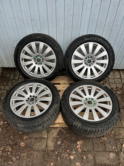 5x112 18” aluvanteet huonoilla nastarenkailla
