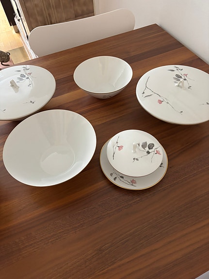 Rosenthal 50-osainen Japanin kukka astiasto