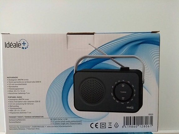 Käyttämätön Ideale TR-270 matkaradio
