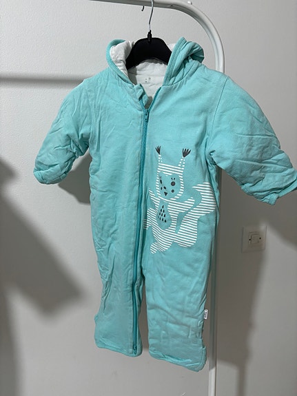 Vauvan välikausihaalari koko 70 sininen puuvilla unisex