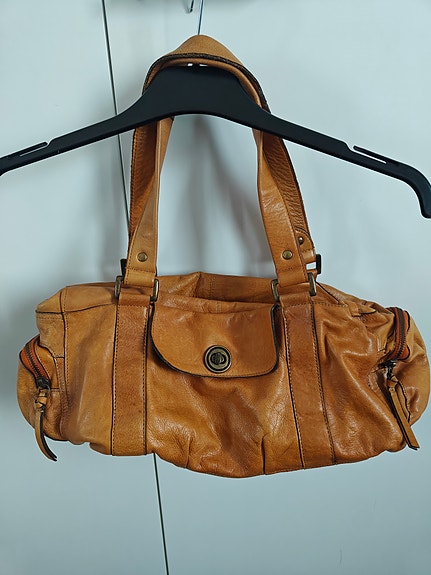 Pieces Nahkalaukku Totally royal small bag Konjakki nahkainen
