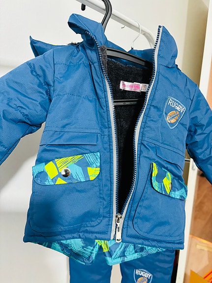 Cross Fire lasten talvihaalari sininen koko 56/62 polyesteri unisex