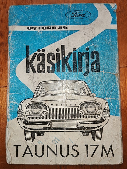 Ford taunus 17m p3 käsikirja