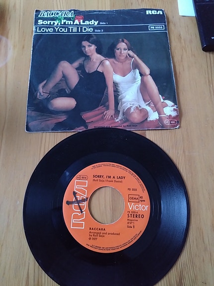 Baccara 7" Sorry,I'm a lady/Love you till I die