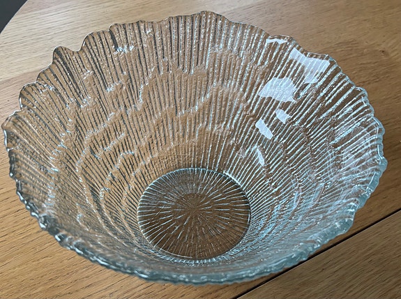 Iittala Wirkkala Solaris lasikulho kirkas