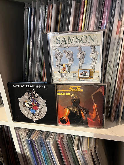 3 x Samson cd-levyä. (Bruce Dickinson, Iron Maiden). Kpl hinta