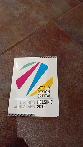Suomen Rahapaja 5 euron juhlaraha World Design Capital Helsinki 2012 kolikko