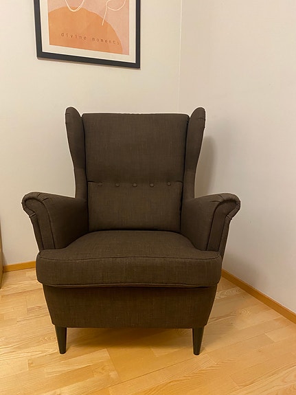 IKEA Strandmon Nojatuoli ruskea