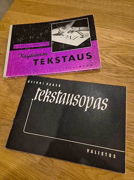 Tekstausoppaat 1960 -luvulta