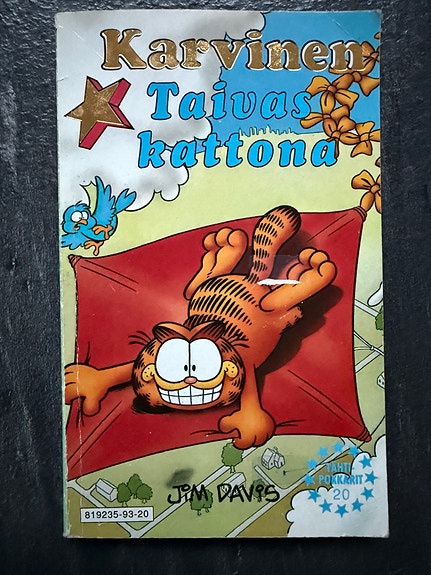 Jim Davis Karvinen Taivas kattona sarjakuva-albumi