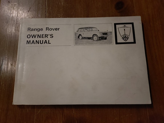 Range Rover Omistajan käsikirja