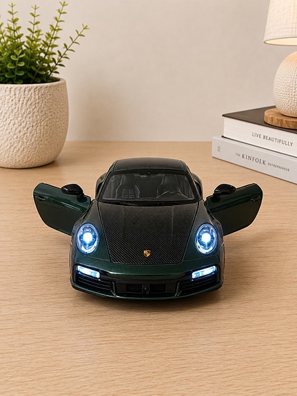 Porsche 911 Turbo S pienoismalli vihreä
