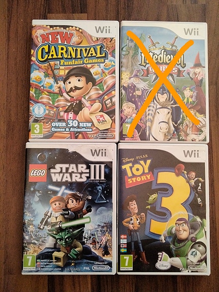 Wii pelejä!