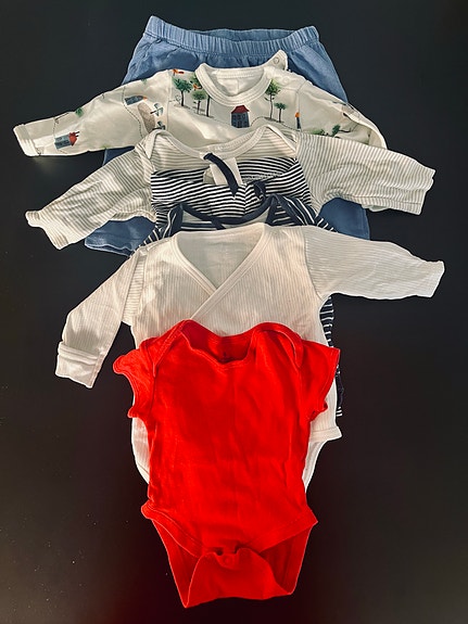 Vauvan vaatepaketti koossa 56-62 unisex