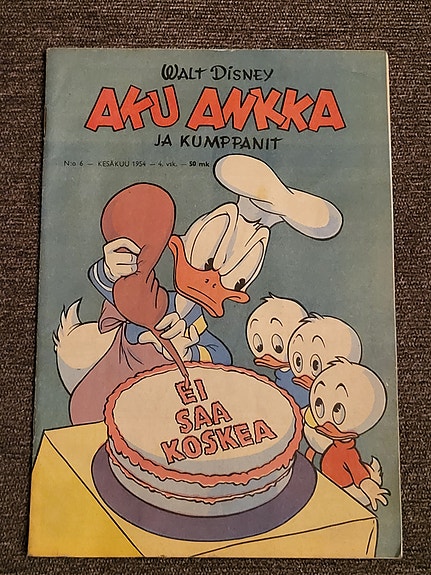 Aku Ankka ja Kumppanit n.6 1954