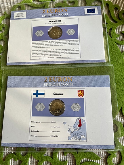 2 € kolikot