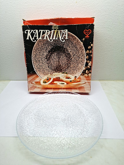 Riihimäen Lasi Katriina lasilautanen 6 kpl