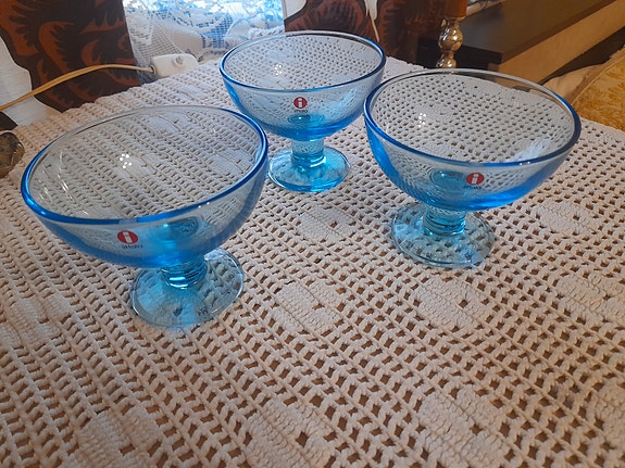 Verna iittala jälkiruoka kulhot 3 kpl yht hintaan