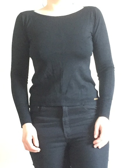 Koucla musta neule one size