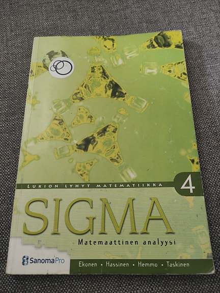 Sigma 4 oppikirja matematiikka matematiikan analyysi