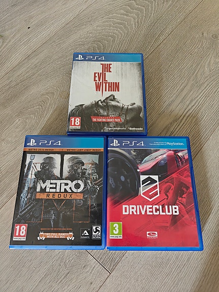 Ps1, Ps2, Ps3, Ps4, PC, DS pelejä